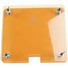 Genérico Taglierina manuale in per pong, morsetto per pressa, accessorio per rullo di colla, tagliabordi di precisione ABS da 21 x 19 cm, strumento di appiattimento C
