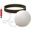 Genérico Palla riflettente per boxe, attrezzatura da boxe per bambini con cerchietto, pallone gonfiabile, per bambini, reazione e velocità, colpi, palestra a casa e sport interni a casa
