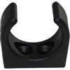 Zeroupshop Clip di stoccaggio gancio per barca in nylon supporto per tubi da 1-1/4 , montaggio accessori da pesca, scaletta sicura Gaff Rack Marine Deck Hardware