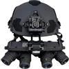 LZAQHMT 8 Mm Casco Tattico da Softair Aggiornato Sospensione del Quadrante Regolabile con GPNVG-18 NVG Fittizio & Supporto L4G24 in Alluminio - per Attrezzatura da Caccia(Black)