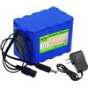 SSCYHT ,12v10ah+Charger, Pacco Batteria al Litio 3S5P 12V 10Ah - Batteria di Backup Portatile 12V DC per Luci LED, Sistemi Audio e Sistemi di Accumulo di Energia Solare