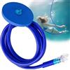 Generic Respiratore a secco completo, tubo per respirazione per immersioni, tubo per respirazione lunga, per immersioni, nuoto, campeggio, torrente subacqueo, attrezzatura per esperienza di nuoto (3 m)