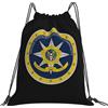 Generic Zaino con Coulisse United States Intelligence Community Sealife Sacchetta Sportiva Leggero Sacca da Palestra Grande capacità Borsa con Coulisse per Spiaggia Vacanze Unisex