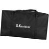 KQFCAZRE Organizzatore Tenda Borsa Portaoggetti Attrezzatura Da Campeggio Contenitore Bastoni Trekking Manico Resistente Tessuto Oxford Idrorepellente Adatto P, Black M