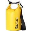 KYG Borsa Impermeabile, 2L/5L/10L Sacca Stagna in PVC, Saldata senza Cuciture - Leggera, Resistente e Galleggiante per Rafting, Trekking Fluviale, kayak, Spiaggia e Campeggio 2L Nero