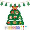 Genérico Bersaglio giocattolo bersaglio da 42 cm a forma di albero di Natale, giocattoli per feste fai da te con palline adesive, per bambini, esterni, sala giochi, giardino, decorazione divertente