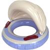 FVPKYUR Galleggiante per bimbi con tettuccio - Gonfiabile antiribaltamento antiperdita in PVC con maniglia - Materassino Con Tettuccio - per relax, lago, spiaggia, giochi e feste, bimbi e bimbe