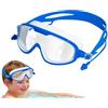 Genérico Occhialini da nuoto per bambini, anti-UV, 14,6 x 6,7 cm, per piscina senza perdite, design ponte nasale, vestibilità comoda, cinturino regolabile per occhiali per ragazzi e ragazze