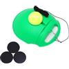 Buxuaaaa Solos Tennis Trainer Rebounder Attrezzatura da tennis portatile Self-Practice include String Ball Trainer rimbalza palla pratica attrezzature