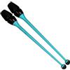 Ysyqkn 2 Pezzi di Bastoncini da Ginnastica, Clavette, Attrezzatura per L'allenamento Collegabile, Bastone da in Gomma Inseribile, Strumento per, Verde