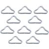 WOVEBIUS 10 anelli triangolari con fibbia ad anello a V per cinghie tappeto elastico accessori