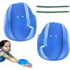 Generico Palette Da Nuoto,1 Paio Di Cinghie Regolabili Ergonomico | Palette Per Allenamento Nuoto A Vasche - Piscina Palestra Giardino Acque Libere Principianti Professionisti Ragazze E Giovani