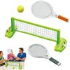 Generisch Set da pong - Kit di attrezzature per il libero, facile da trasportare, kit portatile, racchetta con impugnatura forte, struttura compatta, facile da viaggio, feste con portellone