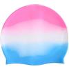 ZGCrumphant Cuffia da nuoto Cuffia da nuoto Uomo Donna Proteggi le orecchie impermeabile in silicone for adulti Colore sfumato for capelli asciutti Accessori for il per l'allenamento(Yellow)