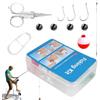 Generico Kit Completo Di Da Pesca,Set Completo 24 Pezzi | Cassetta Porta Attrezzi per la Pesca - Per La A Bass, Trota, Pesce Gatto In Acqua Salata, Riva, Molo E Lago, Uomo, Marito