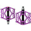Generico Compatibile for MZYRH Y05 Pedali in Alluminio Ultraleggero 3 Cuscinetti sigillati Accessori Impermeabili Antiscivolo for Biciclette da Strada BMX MTB,Componenti(MZ-Y05-purple Black)