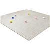 BTGYTTKL Tappeto Da Fitness A Puzzle Tappetino antiscivolo for pavimento con venature del legno da 16 pezzi(Grey)