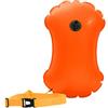 Generic Boa da nuoto in acque libere, galleggiante di sicurezza portatile, per nuotatori, kayaki, snorkeling, attività all'aperto, mare, lago, fiume, allenamento, corsa, snorkeling, kayak