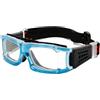 YGLONG Occhiali Ciclismo Occhiali antivento for ciclismo, occhiali da basket, copricapo sportivo, protezione for gli occhi sci in silicone morbido(Transparency Blue)