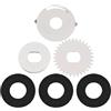 Kivivaka Drag Clicker Rondella Kit per Daiwa Baitcasting Mulinello, Pignone in Acciaio Inox e Cuscinetti di Ricambio Carbonio
