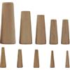Generico Tappi di Scarico Barca | Cono in Legno Portatile - 10 Pezzi Otturatori per Scarico Barche | per Navi Marine, Kayak, All'Aperto, Offshore, Molo, Pesca, Spiaggia, Lago E l'inverno