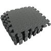 BTGYTTKL Tappeto Da Fitness A Puzzle Piastrelle in schiuma EVA ad incastro antiscivolo for sport fitness(Black,12PCS)