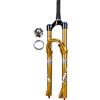 BSFHQS Forcella Ammortizzata Per Mountain Bike 26 27,5 29 Forcella Con Dritta/conica Da 1-1/8 Freno A Disco Viaggio 140mm Forcella Anteriore A Sgancio Rapido 9*100mm Regolazione Smorzamento(Tapered,26)