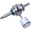 MIGHTY SCAPERS Crankshaft Assembly con Piston per Riparazione del Motore da 2HP 2-Stroke Compatibile con 6A1-11400-00 6F8-11631-00-98
