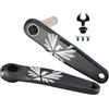 KANGXYSQ Set di Pedivella 170/175mm Cava Integrata Manovella Braccio Sinistra E Destra Mountain Bike Guarnitura in Alluminio(175mm)