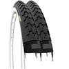 ECOVELO 2 COPERTONI 26 X 1 1/2 (40-584) PNEUMATICI BIANCO NERI 26" GOMMA BICI BICICLETTA VINTAGE BALLONCINO CITY BIKE