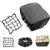 LongZYU Copertura e Protezione Antipioggia per Cestini da Bicicletta con Rete Ragno Elastica Impermeabile Antipolvere Parapioggia per la Maggior Parte dei Cestini per Biciclette - 40x20x40cm