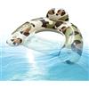 Generic Sedia Da Piscina Galleggiante - Lettino Da Acqua Gonfiabile, Materasso Giocattolo Portatile, Galleggiabilità Del Poggiatesta Confortevole | Sezione Portabicchieri Integrata Che Migliora L'esperienza D