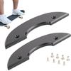 Generic Set di 2 protezioni per skateboard - Protezione antiurto in TPU per naso e coda, antigraffio, per skateboard per bambini, principianti e giovani, include viti chiave