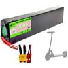 SSCYHT ,36v9000mah,JST+XT60, Batteria Monopattino Elettrico 10S3P 36 Volt Pacco Batteria Litio 36V 7.8Ah 9Ah Ricambio per Monopattino Pieghevole con Scheda di Protezione BMS