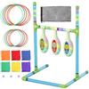 Genérico Gioco di abilità con , attività interattive con LED, set educativo 2 in 1, per interni ed esterni, giochi per la famiglia per adulti
