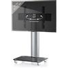 VCM Supporto TV 32-70 pollici | VESA max. 600x400 | Supporto TV in alluminio e vetro | Supporto TV Dimensioni ca. H. 100 x W. 60 x D. x 44 cm | Supporto TV Tosal