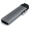 Satechi Adattatore hub Satechi Type-C Pro con Ethernet-C grigio spazio USB-C 6 in 2