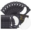 GLAMLASH 100 Paia Patch Occhi per Extension Ciglia Gel Patches per Lash Tech(V Pads,NERO)