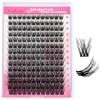 FADLASH Falsi Cils a Grappolo - Natural D Curl Lash Clusters Easy Application Under Lashes Lightweight Volume DIY (R13 Mix 10-16mm)