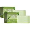 Generico Sapone Micosi, Sapone Antimicotico Purificante, Sapone Tea Tree Antimicotico, Elimina I Funghi Alla Fonte In Tutto Il Corpo, Ingredienti Naturali, Per Donne e Uomini (2pcs)