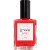 Manucurist - Smalto Jelly Twizzle Green™ - Smalto Unghie Rosso Vivo Traslucido Brillante - Finish Jelly Semi-Opaco Ultra Glossy - 82,5% di Ingredienti di Origine Naturale - 15 ml
