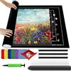Ainiv Tappeto Puzzle 3000 Pz, Tappetino Puzzle Feltro, Portatile Puzzle Roll Mat Antiscivolo Tappetino Puzzle Arrotolabile, Puzzle Roller, Accessorio per Riporre Puzzle con Pompa Gonfiabile, Nero