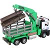 Generic Camion Giocattolo per Trasporto Legname con Carrozzeria in Lega Dal Design Vivace, per Correre in Sicurezza, per Bambini di età Superiore a 6 Anni, Regalo di Compleanno Ideale per i Bambini
