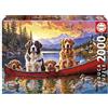 Educa - Puzzle da 2000 pezzi per adulti | Domenica con i bambini | Dimensioni: 96 x 68 cm | Età 14+ (20576)