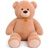 Palmitessa Orso Peluche Gigante 180 cm - Peluche Giganti - Orsacchiotto gigante - Orsetto di Peluche - Regali Bambini, Ragazza, Fidanzata Peluche Grande Morbido Orsetto Pupazzo qualità (BEIGE 180 CM)