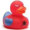 Duckshop | Anatra da bagno Spider Guardian | Paperella che squitta | L: 8,5 cm | incluso portachiavi a forma di paperella nel set | Regalo per fan dei supereroi | Presente per collezionisti
