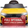 TOYSCAR Auto Macchina Elettrica per Bambini 12V Audi SQ8 e-Tron Sedile Pelle con TAPPETINI Telecomando Cintura di Sicurezza Porte Apribili (Giallo)