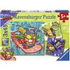 Ravensburger Ranvebusrger 05084 Super Zings, Puzzle 3x49 Pezzi per Bambini, Età Raccomandata 5+