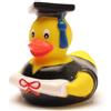 Duckshop I Anatra da bagno Yarto - Accademico Anatra da bagno, L 9 cm, regalo di laurea, laurea, per collezionisti