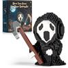Finger Rock Bambola horror serie Night Reaper Micro morsetti, 797 pezzi, modello decorativo creativo, Halloween, regalo per gli appassionati di film horror, adulti e ragazzi a partire dai 14+